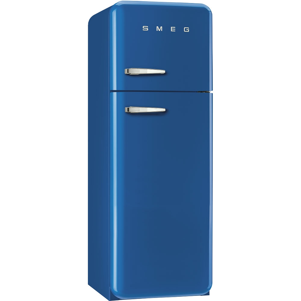 Отдельностоящий двухдверный холодильник Smeg FAB30LBL1 Серия Стиль 50-х гг.